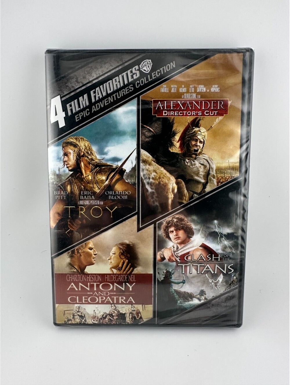 4 Film Favorites Epic Adventures Collection DVD NEW Sealed Troy Alexander Titans